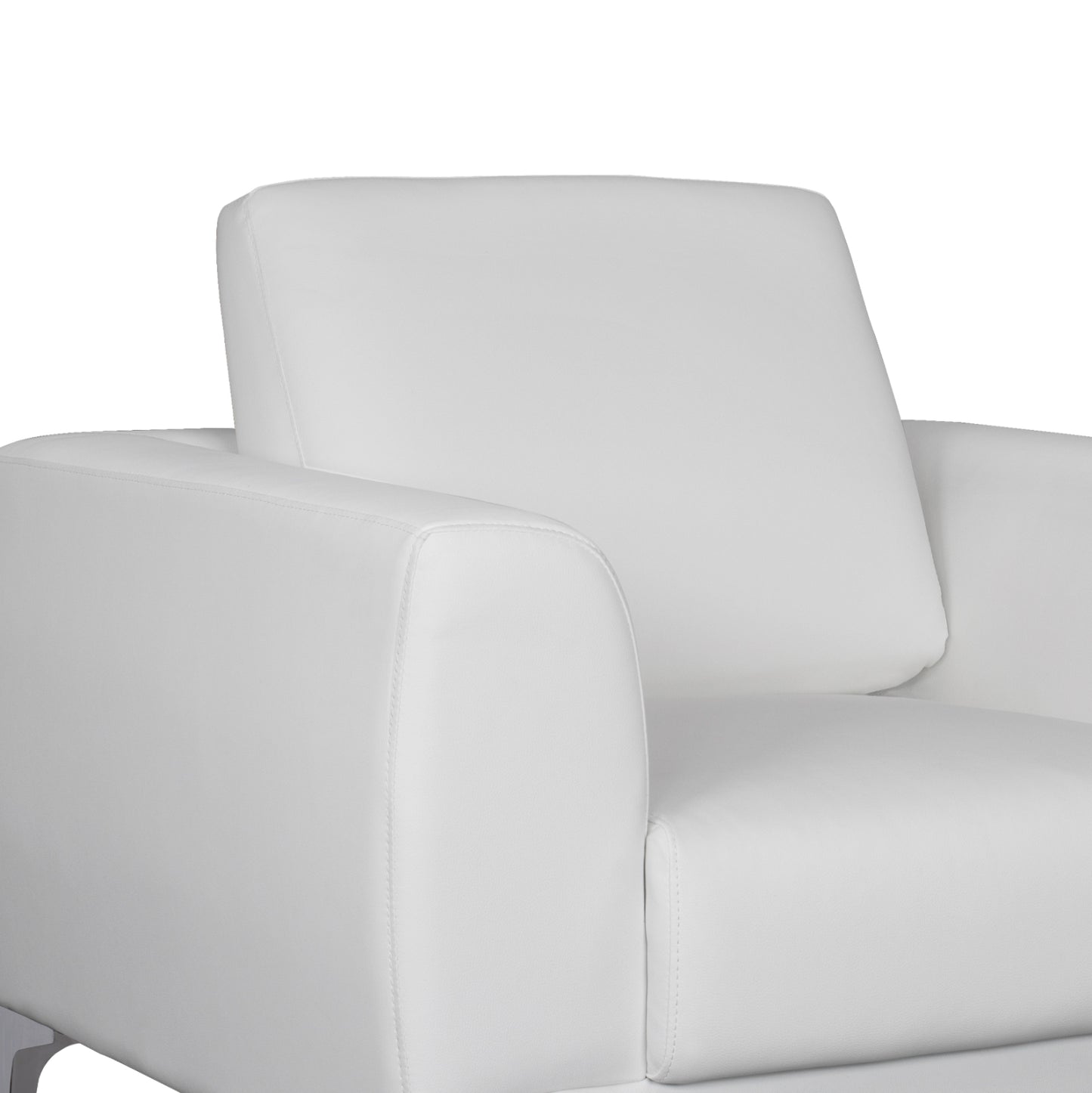 Armchair Kenzie Hm3121.12 White Pu 89x81x81 Cm