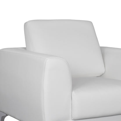 Armchair Kenzie Hm3121.12 White Pu 89x81x81 Cm