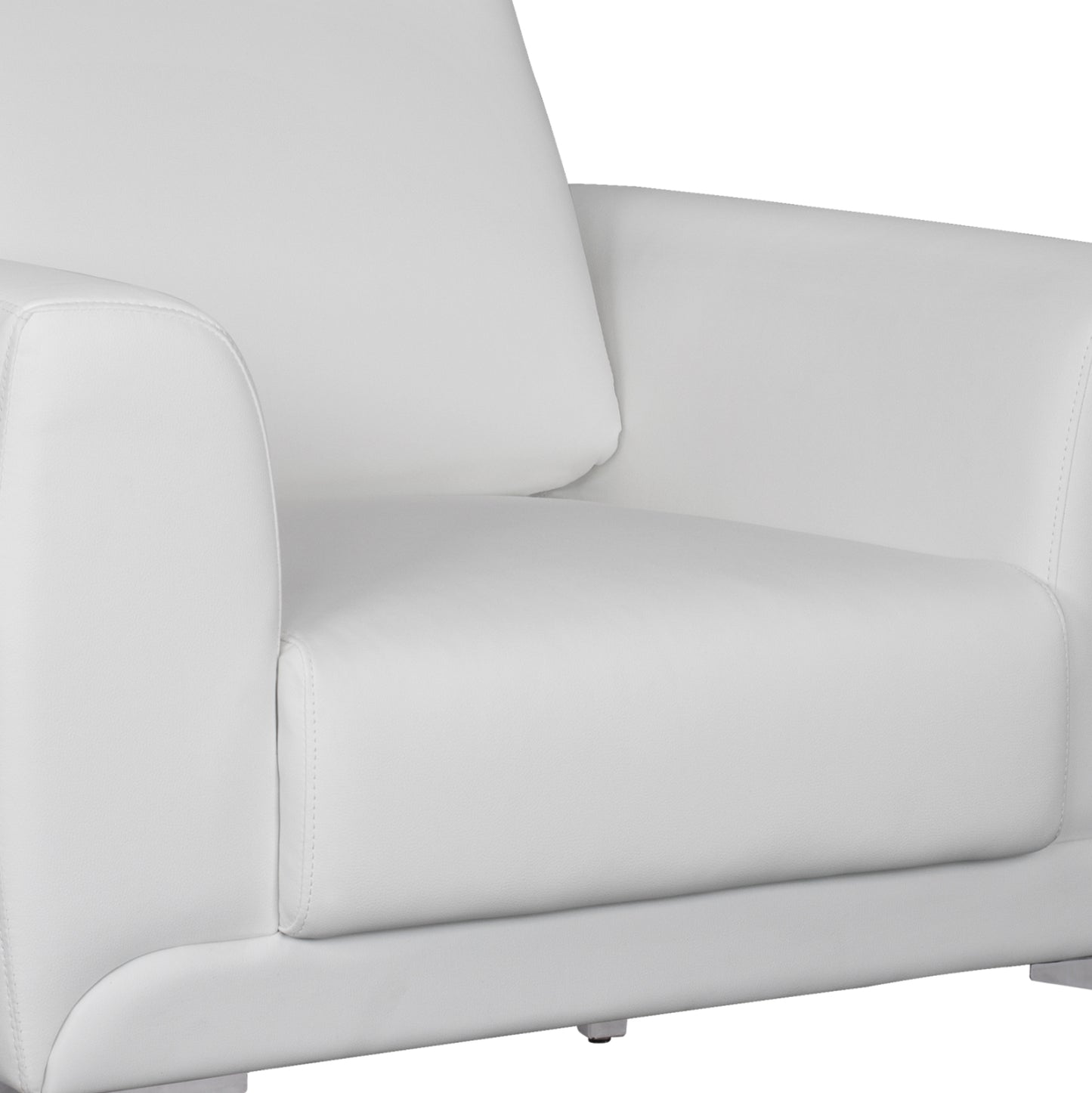 Armchair Kenzie Hm3121.12 White Pu 89x81x81 Cm