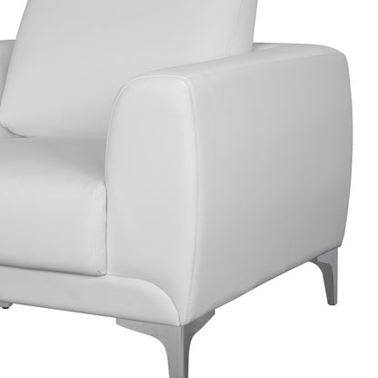 Armchair Kenzie Hm3121.12 White Pu 89x81x81 Cm