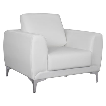 Armchair Kenzie Hm3121.12 White Pu 89x81x81 Cm