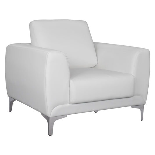 Armchair Kenzie Hm3121.12 White Pu 89x81x81 Cm
