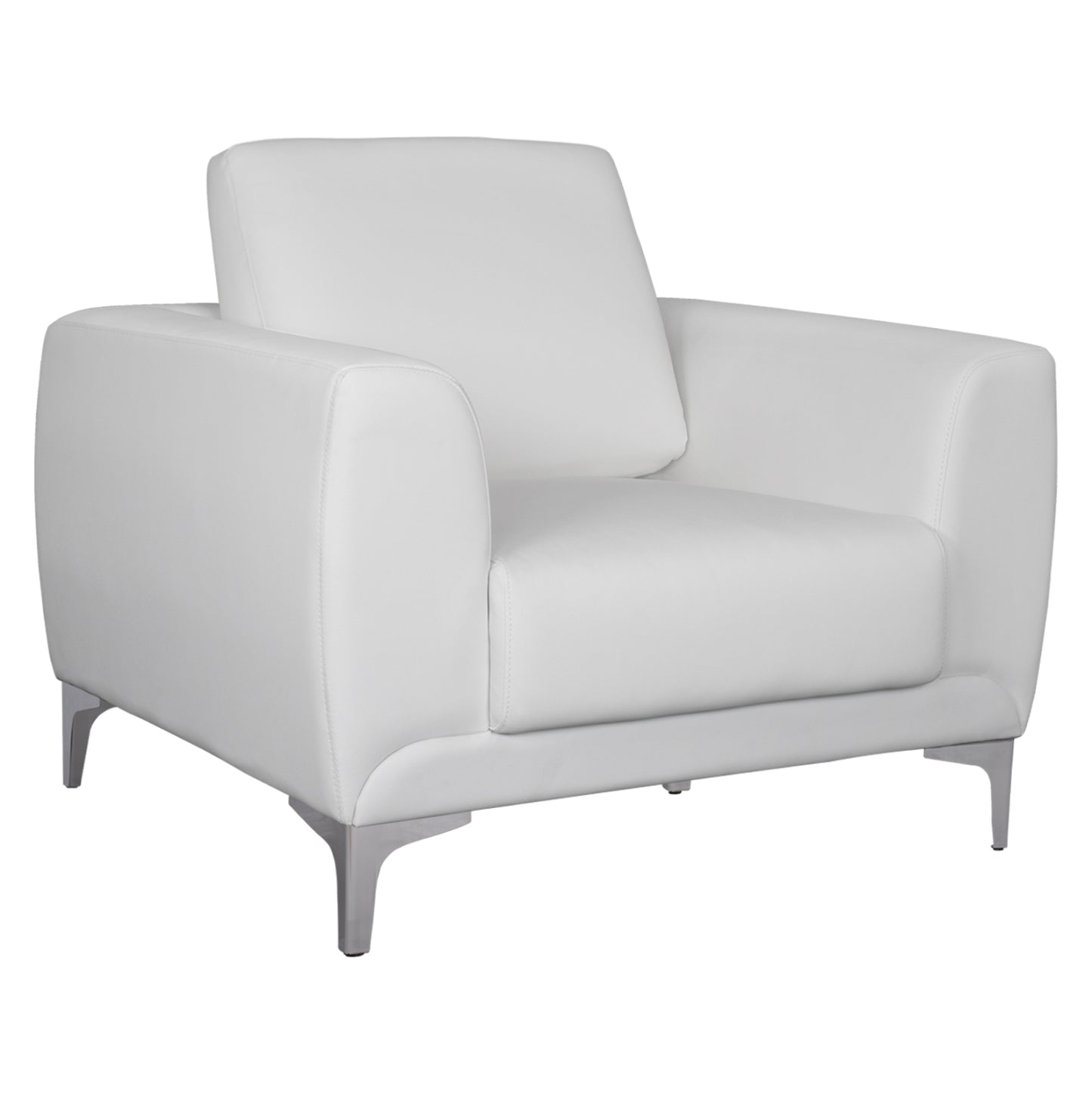 Armchair Kenzie Hm3121.12 White Pu 89x81x81 Cm