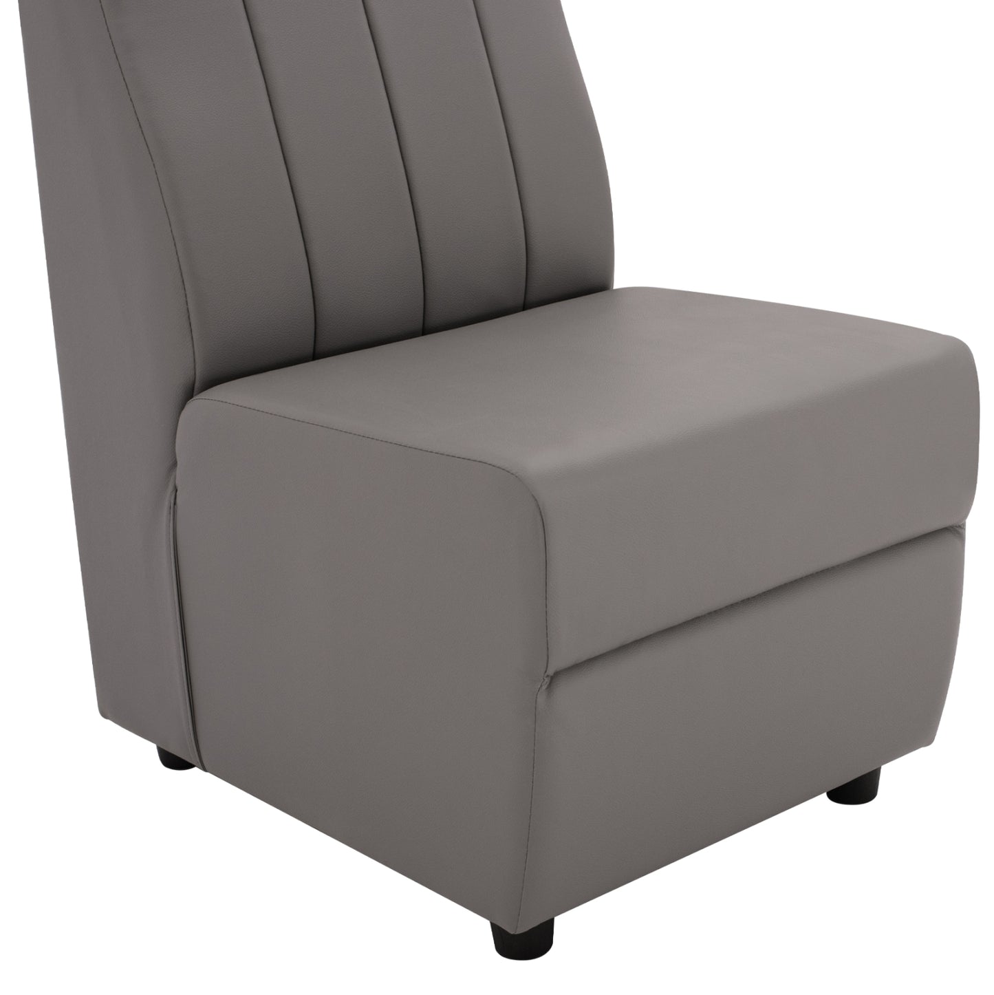 Armchair Landon Hm3162.10, Grey Pu, 51x66x93 Cm.