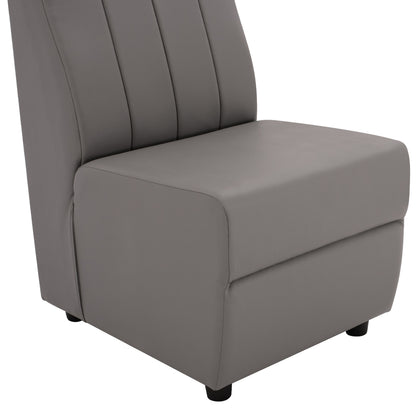 Armchair Landon Hm3162.10, Grey Pu, 51x66x93 Cm.