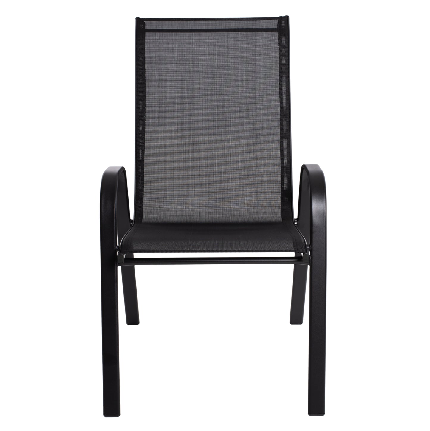 Outdoor Armchair Leon Hm5000.03 Black Metal-black Textilene 55x77x95hcm.