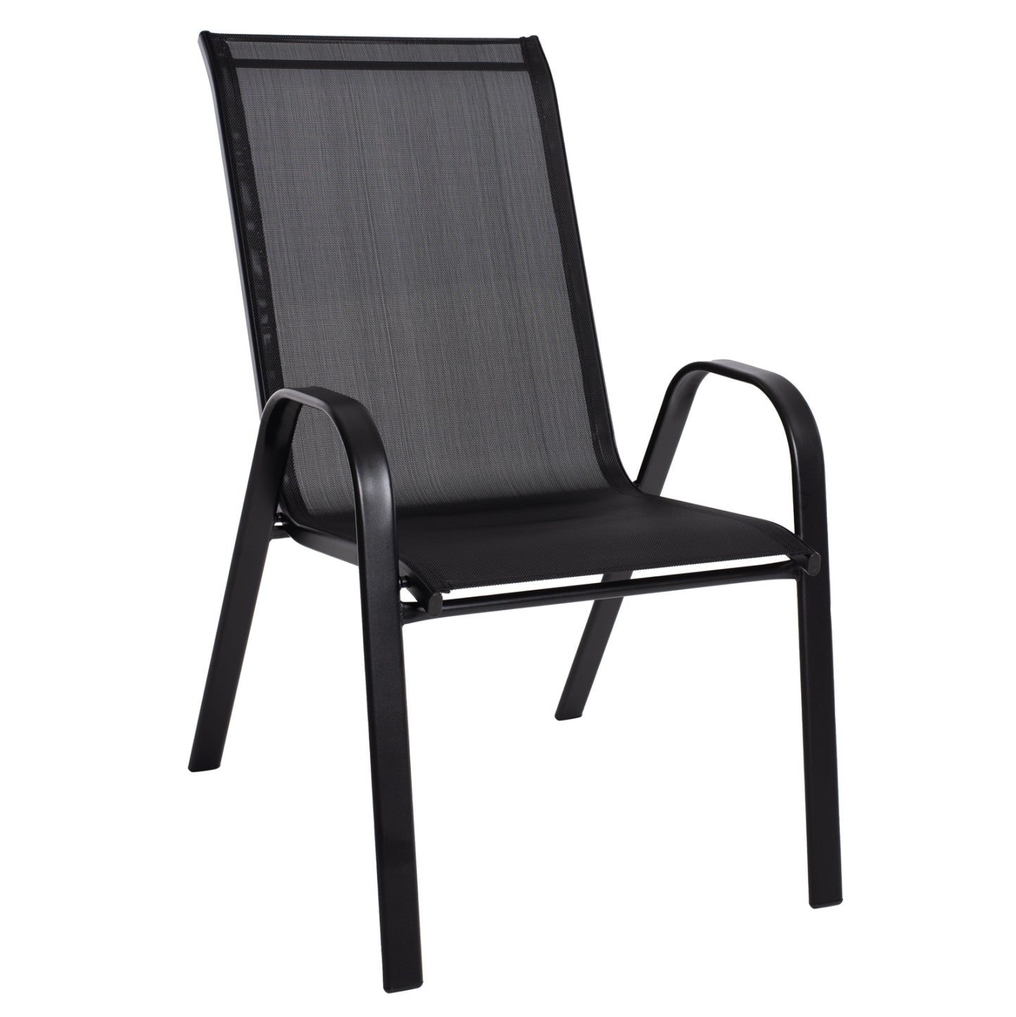 Outdoor Armchair Leon Hm5000.03 Black Metal-black Textilene 55x77x95hcm.