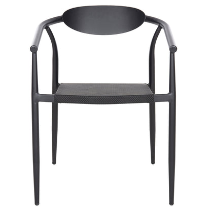 Armchair Serly Hm6052.02 Black Aluminum-black Textilene 56x61x74,5hcm.
