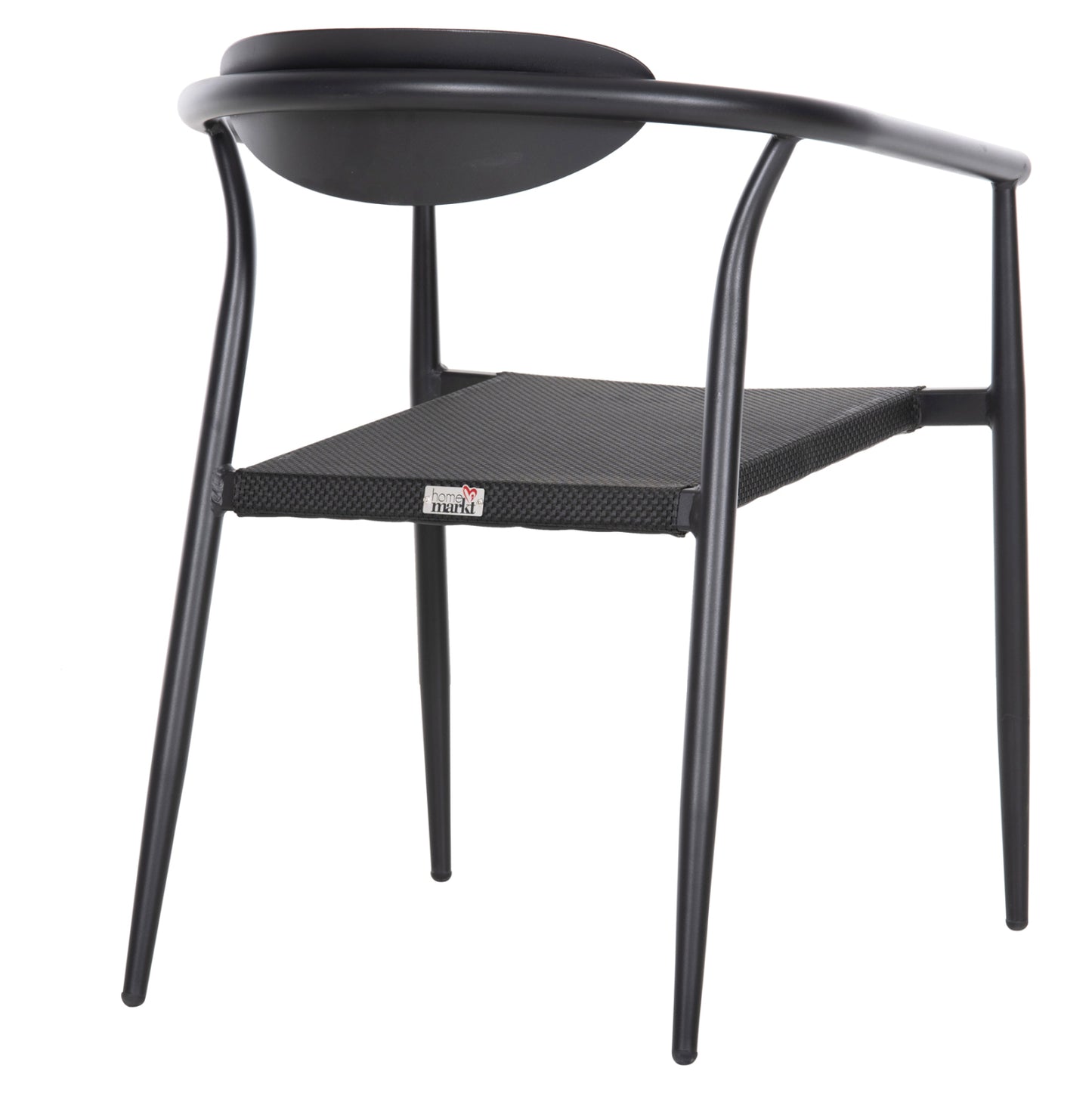 Armchair Serly Hm6052.02 Black Aluminum-black Textilene 56x61x74,5hcm.