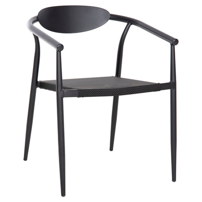 Armchair Serly Hm6052.02 Black Aluminum-black Textilene 56x61x74,5hcm.