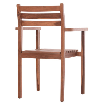 Armchair Kempo Hm6358 Teak Wood In Natural--58x58.5x88hcm.