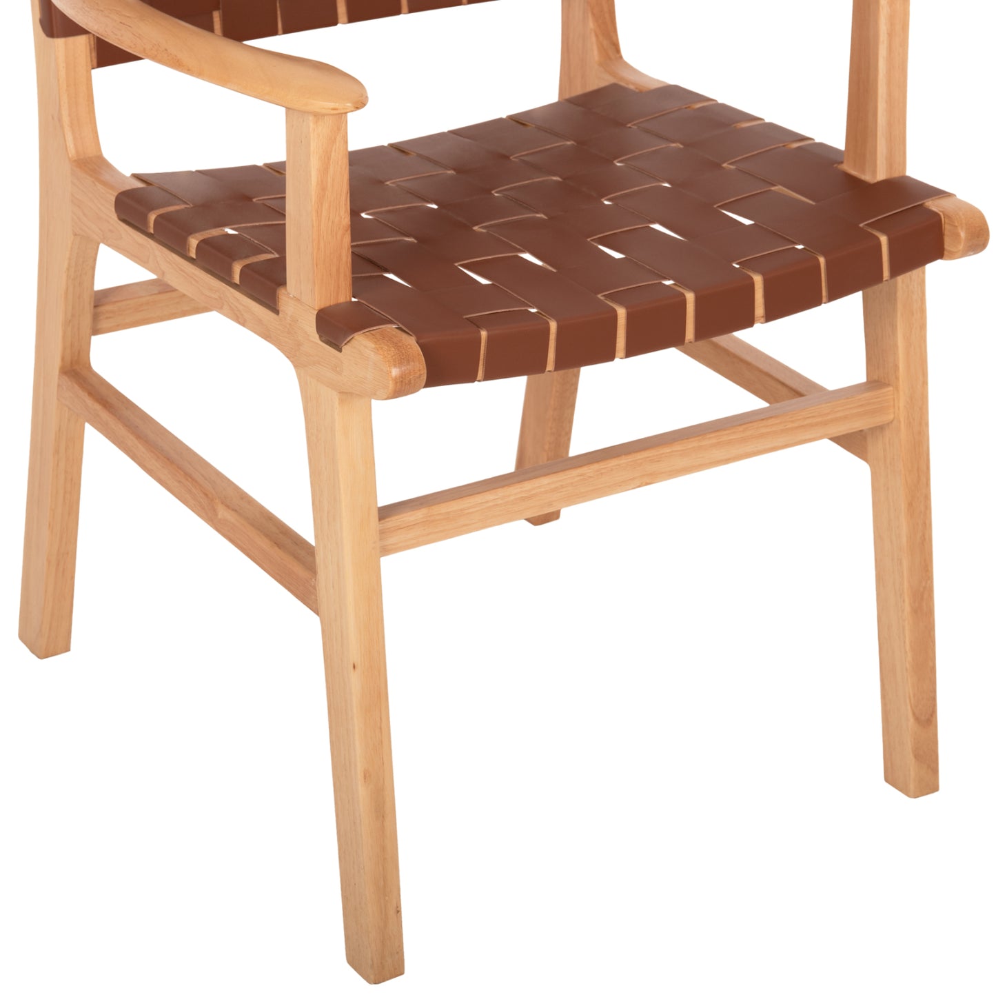 Armchair Felipe Hm9328.01 Toon Wood Pu Leather Brown 62x59x86hcm.