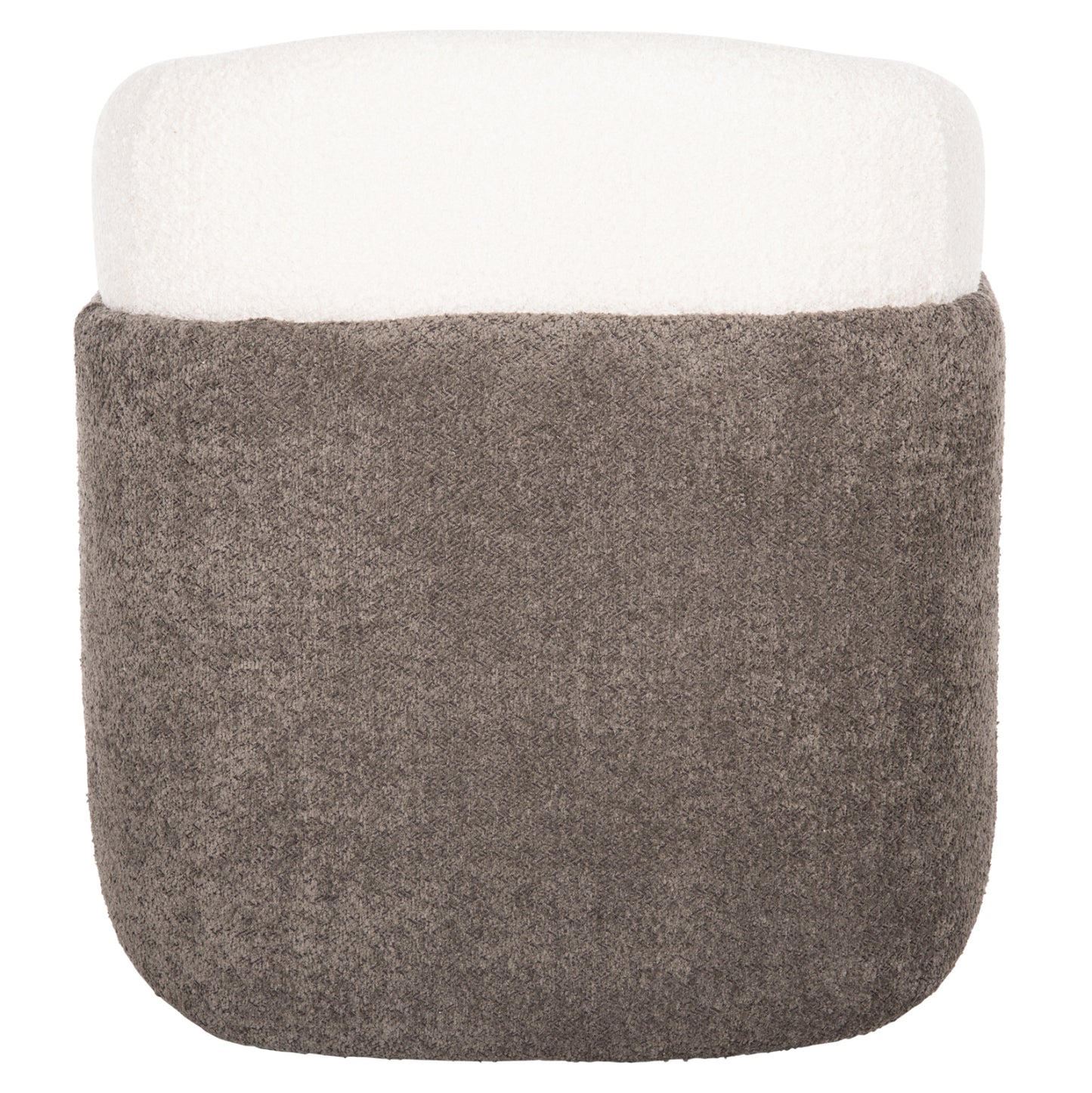 Armchair Doper Hm9590.06 Boucle Fabric White-grey 68x72x76hcm.