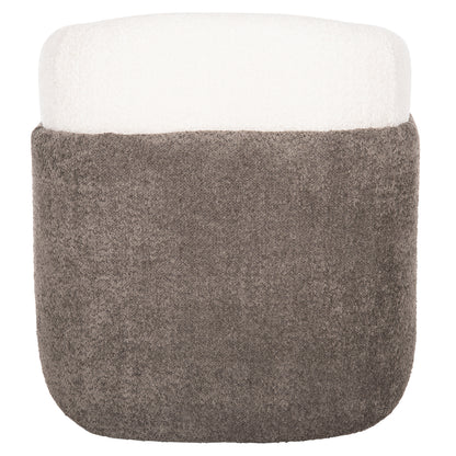 Armchair Doper Hm9590.06 Boucle Fabric White-grey 68x72x76hcm.