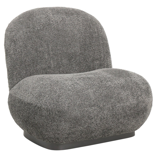 Armchair Beany Hm9591.01 Grey Boucle Fabric 85x82x77hcm.