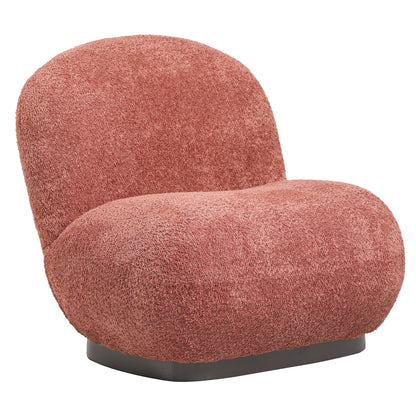 Armchair Beany Hm9591.02 Pink Boucle Fabric 85x82x77hcm.