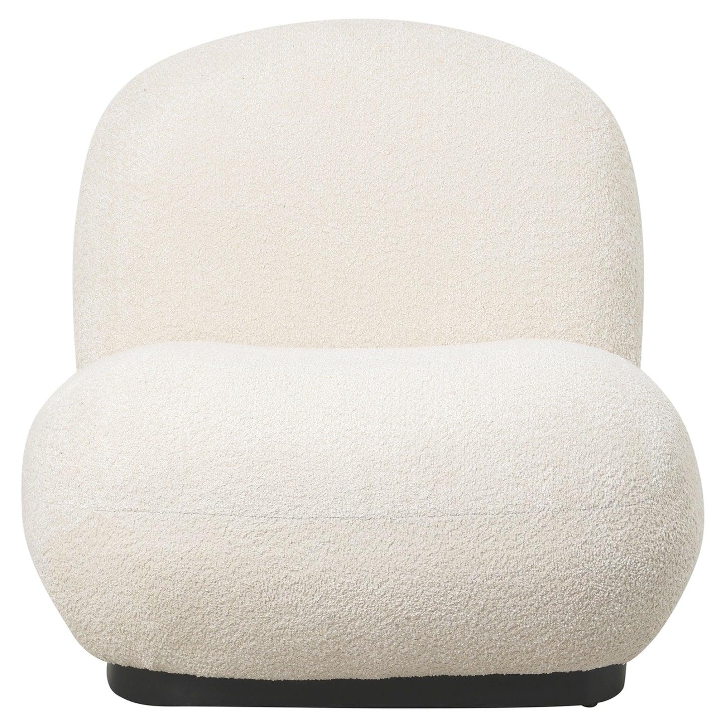 Armchair Beany Hm9591.06 Ecru Boucle Fabric 85x82x77hcm.