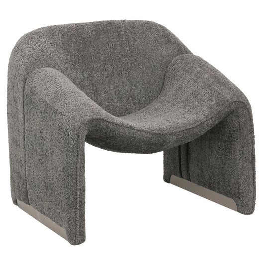 Armchair Spiner Hm9599.01 Grey Boucle Fabric 81x64x74hcm.