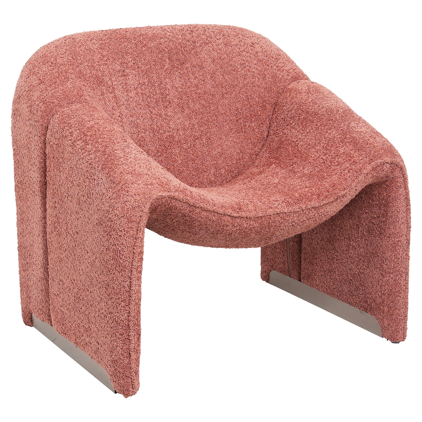 Armchair Spiner Hm9599.02 Pink Boucle Fabric 81x64x74hcm.
