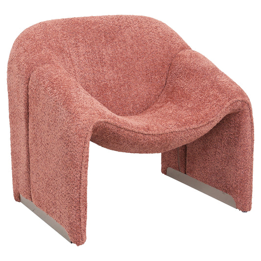 Armchair Spiner Hm9599.02 Pink Boucle Fabric 81x64x74hcm.