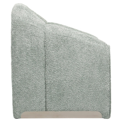 Armchair Spiner Hm9599.05 Pistachio Green Boucle Fabric 81x64x74hcm.