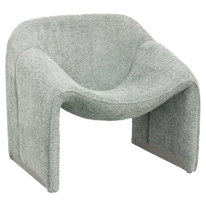Armchair Spiner Hm9599.05 Pistachio Green Boucle Fabric 81x64x74hcm.
