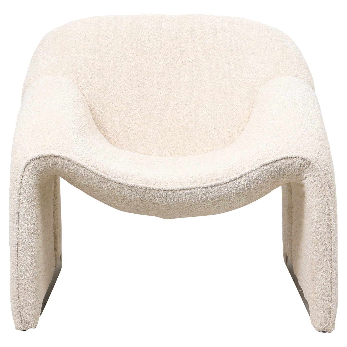 Armchair Spiner Hm9599.06 Ecru Boucle Fabric 81x64x74hcm.
