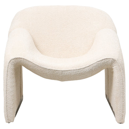 Armchair Spiner Hm9599.06 Ecru Boucle Fabric 81x64x74hcm.
