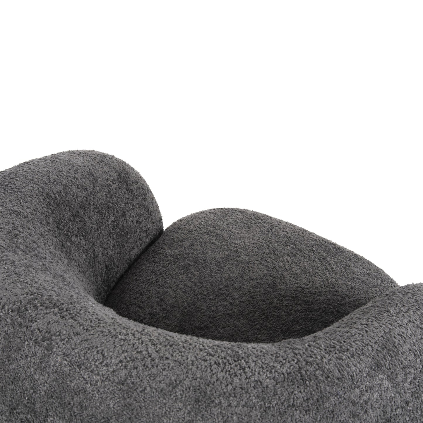 Armchair Karpen Hm9600.01 Grey Boucle Fabric 93x87x78h Cm.