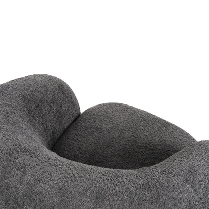Armchair Karpen Hm9600.01 Grey Boucle Fabric 93x87x78h Cm.