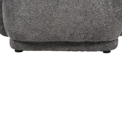 Armchair Karpen Hm9600.01 Grey Boucle Fabric 93x87x78h Cm.