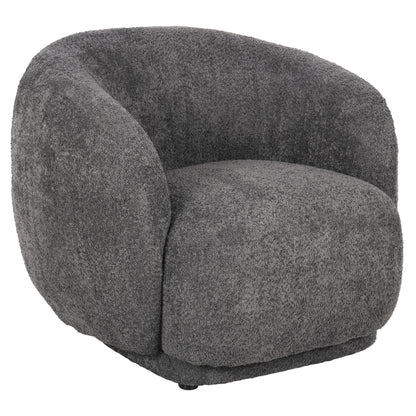 Armchair Karpen Hm9600.01 Grey Boucle Fabric 93x87x78h Cm.