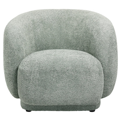 Armchair Karpen Hm9600.05 Pistachio Green Boucle Fabric 93x87x78h Cm.