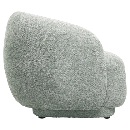 Armchair Karpen Hm9600.05 Pistachio Green Boucle Fabric 93x87x78h Cm.