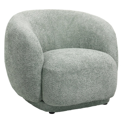Armchair Karpen Hm9600.05 Pistachio Green Boucle Fabric 93x87x78h Cm.