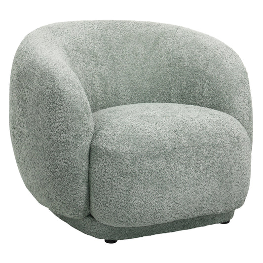 Armchair Karpen Hm9600.05 Pistachio Green Boucle Fabric 93x87x78h Cm.