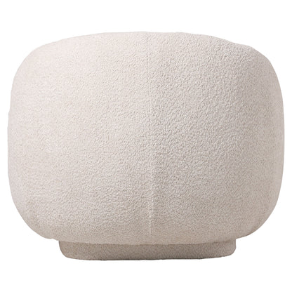 Armchair Karpen Hm9600.06 Ecru Boucle Fabric 93x87x78h Cm.