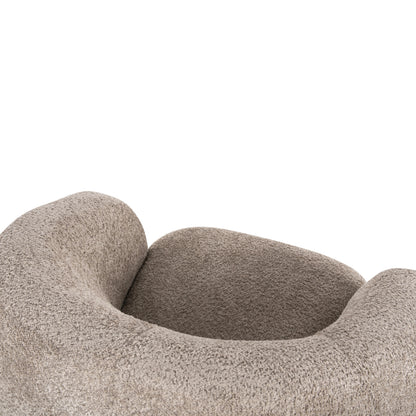 Armchair Karpen Hm9600.08 Beige Boucle Fabric 93x87x78h Cm.