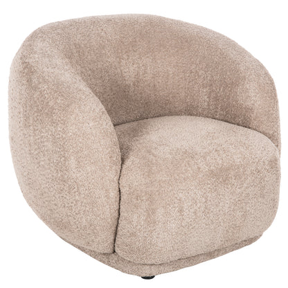Armchair Karpen Hm9600.08 Beige Boucle Fabric 93x87x78h Cm.