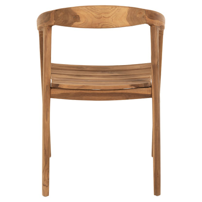 Armchair Deus Hm9621 Teak Wood 54x56x76hcm.