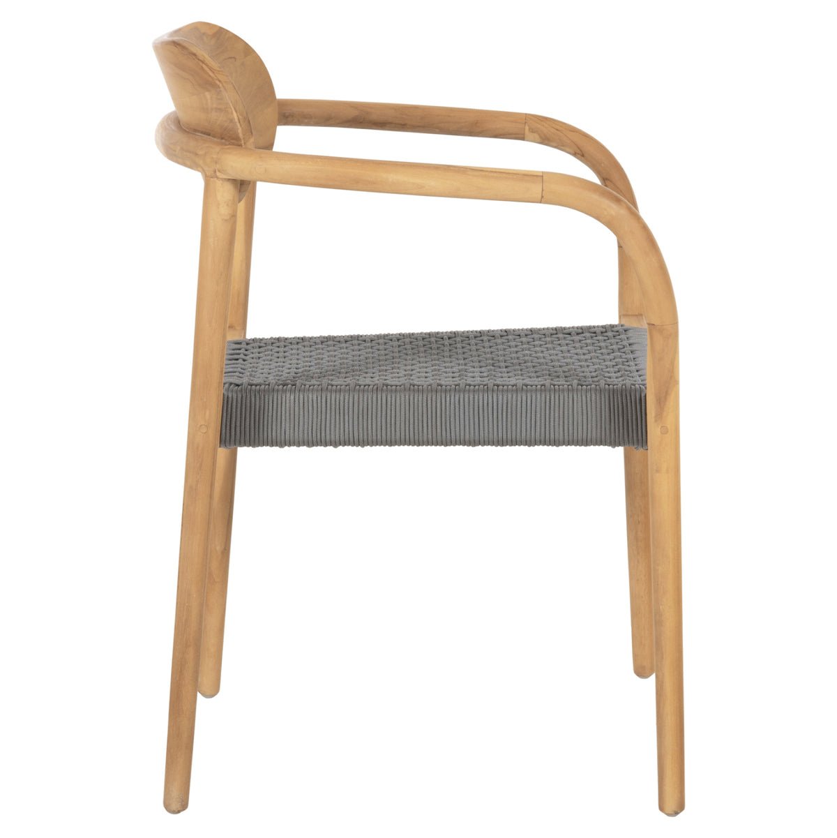 Armchair Oslo Hm9636.08 Teak Wood In Natural & Rope--b'rated 55x54x80hcm.