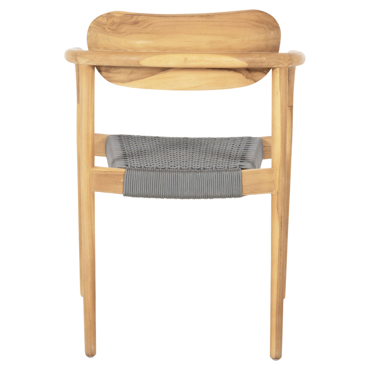 Armchair Oslo Hm9636.08 Teak Wood In Natural & Rope--b'rated 55x54x80hcm.