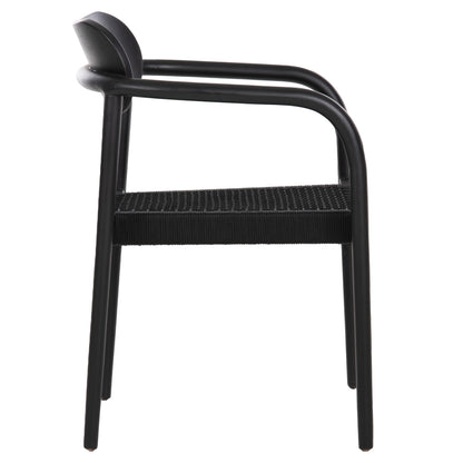 Armchair Oslo Hm9636.12 Teak Wood & Rope--b'rated 55x54x80hcm.