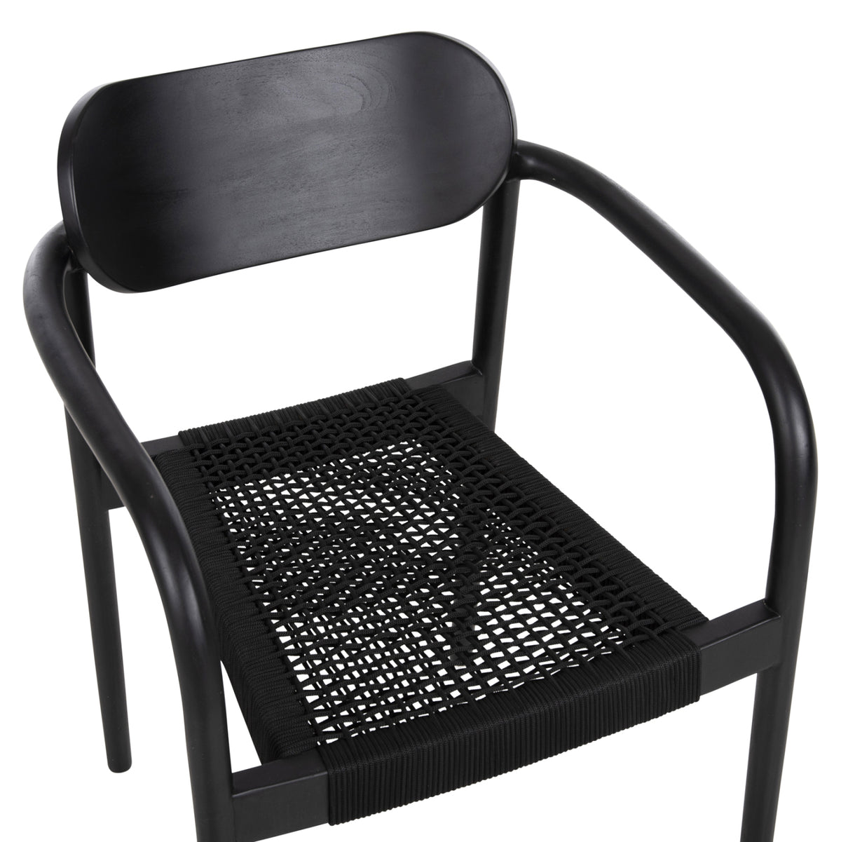 Armchair Oslo Hm9636.12 Teak Wood & Rope--b'rated 55x54x80hcm.