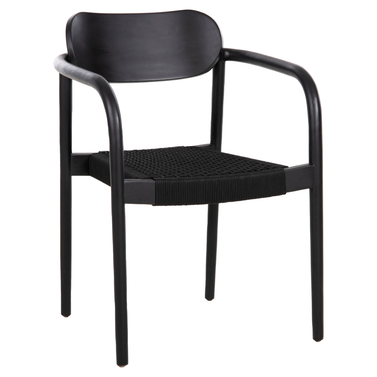 Armchair Oslo Hm9636.12 Teak Wood & Rope--b'rated 55x54x80hcm.