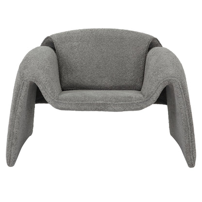 Armchair Laforge Hm9679.01 Grey Boucle Fabric-metal Frame 100x83x66hcm.