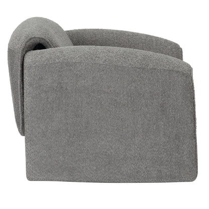 Armchair Laforge Hm9679.01 Grey Boucle Fabric-metal Frame 100x83x66hcm.