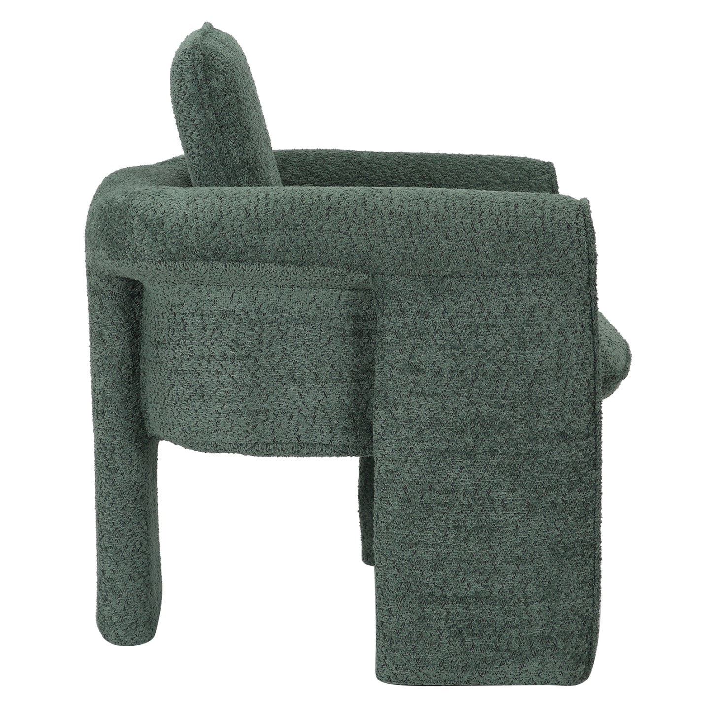 Armchair Crusher Hm9681.06 Mint Boucle Fabric-metal Frame 82x78x87hcm.