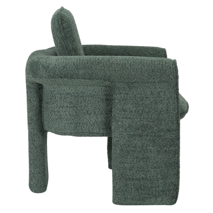 Armchair Crusher Hm9681.06 Mint Boucle Fabric-metal Frame 82x78x87hcm.