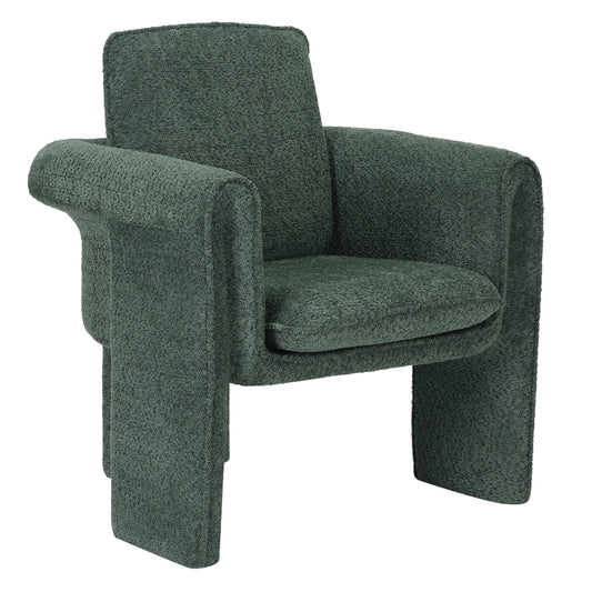 Armchair Crusher Hm9681.06 Mint Boucle Fabric-metal Frame 82x78x87hcm.